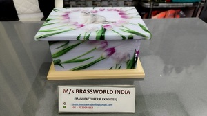 High Quality American Style <b>Wooden</b> Cremation <b>Urns</b> <b>for</b> Pet <b>Ashes</b> Direct Factory Bulk Wood Pet <b>Urn</b> from Brassworld India - Product Image 3