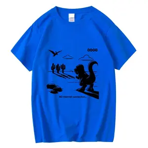 T-shirt pour homme tendance de qualité supérieure, 100% coton, imprimé, ample, col rond, t-shirt d'été, manches courtes, t-shirt pour homme, haut - Product Image 6