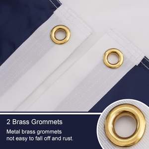 Drapeau Bennington 1776, 3x5 pieds, brodé, double face, Betsy Ross, 13 colonies, US 76, robuste, 350g, pour extérieur - Product Image 4