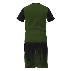 Style de rue grande taille motif personnalisé Logo coton imprimé conception 100% coton respirant été Shorts survêtements pour hommes - Product Image 6