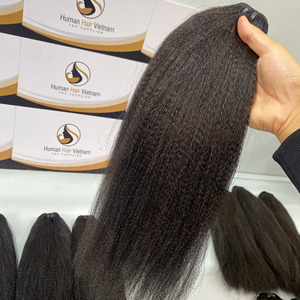 Paquets de cheveux Yaki raides crépus bruts prix de gros de l'usine paquets droits crépus vierges vietnamiens - Product Image 2