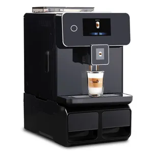 Chuyên nghiệp hoàn toàn cà phê bán hàng tự động machineee máy làm cho Pha Cà Phê/Cappuccino Máy pha cà phê Điện nhôm SY tự động làm sạch