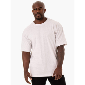 Camiseta de talla grande con precio de descuento para hombre, Camiseta de algodón 100% en blanco, camiseta de gran tamaño - Product Image 3