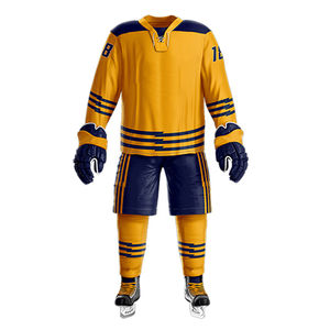 Uniforme de hockey sobre hielo de buena calidad superventas al por mayor fabricación OEM para ropa de hockey sobre hielo personalizada barata - Product Image 6