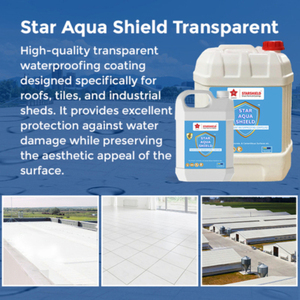 Rõ ràng Sealant Sao Aqua lá chắn trong suốt cho lâu dài bảo vệ chống thấm nước trên tường, sàn nhà, ngoại thất và nội thất bề mặt - Product Image 2