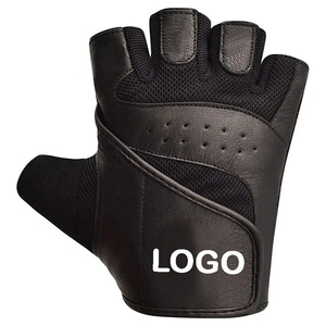 Guantes de entrenamiento con logotipo personalizado para hombre, guantes de goma para fitness, para levantamiento de pesas, 25kg, gimnasio, ejercicio, entrenamiento ajustable - Product Image 1