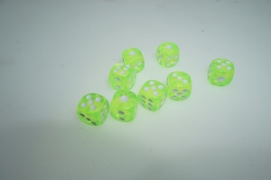 100 Uds D6 seis caras 12mm juego de dados translúcidos Yahtzee,Tenzi, <span class=keywords><strong>Farkle</strong></span>, Bunco, DND, RPG, juego de mesa o enseñanza de matemáticas - Product Image 4