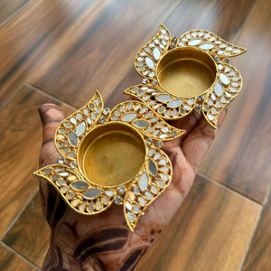 Accesorios Diyas Pooja de latón de calidad superior para decoración del hogar, regalos de decoración de festivales, regalo de Diwali - Product Image 3