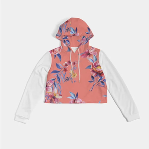 Crop top pour femme avec logo imprimé personnalisé, nouvelle conception de streetwear de haute qualité avec logo sur le devant, épaules tombantes, crop top pour femme, sweat-shirts - Product Image 3