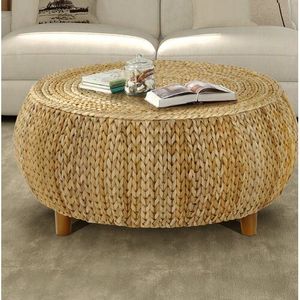 Meubles d'extérieur en rotin naturel de style élégant Table et chaise de détente pour balcon et cour Patio Table et chaise en rotin faites à la main - Product Image 1