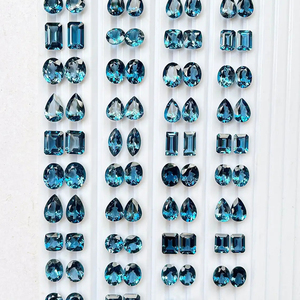 Exclusivo Topacio Azul de Londres de grado superior de alta calidad de piedras preciosas sueltas naturales de aspecto increíble y forma para la fabricación de joyas de lujo de piedras preciosas - Product Image 1