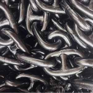 Chaîne d'ancre marine de 16 à 60 mm en acier au carbone noir soudé par points, très vendue - Product Image 2