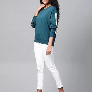 Sudaderas de Invierno para Mujer, Venta Caliente, Ajuste Cómodo, Transpirables, Logotipo Personalizado en la Parte Delantera, 100% Algodón, Ropa Deportiva de Felpa - Product Image 3