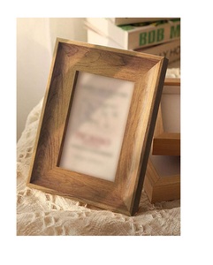 <b>Rustic</b> Finish Customized Wooden <b>Photo</b> <b>Frame</b> for Country Home Decor Wall Hanging Tabletop Display Weathered Wood Charm for - Product Image 4