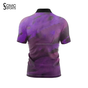 Camiseta de Bolos Personalizada con Cierre de Cremallera de un Cuarto, Logotipo Impreso en Poliéster, Sublimación, Transpirable - Product Image 6