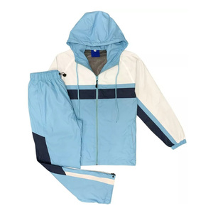 Nouveauté personnalisée été veste de survêtement pour hommes impression fermeture éclair vers le haut deux pièces vêtements de sport courts shorts survêtements ensemble coupe-vent - Product Image 5