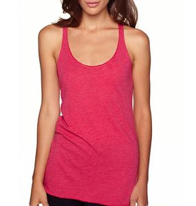 Débardeurs de gymnastique avec logo imprimé personnalisé pour femmes bleu coton Fitness Yoga Wear débardeur pour hommes en gros - Product Image 4