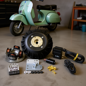 Flytech 19mm 1.1Kg Ignition Cone for Vespa 50 ET3 125 PK <b>Motorcycle</b> <b>Electrical</b> & Ignition <b>Systems</b> - Product Image 3