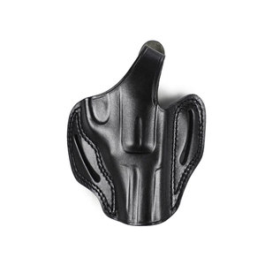 Pouce en cuir fait à la main Holster en cuir droitier cuir à pression noir IWB holsters dissimulés - Product Image 1