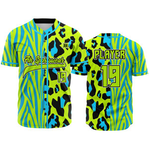 Vêtements de sport de softball à impression par sublimation personnalisée de qualité fantastique Uniforme de baseball de qualité supérieure Chemise en jersey à manches courtes - Product Image 1