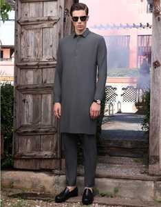 Venta caliente logotipo personalizable impreso hombres Afghani Shalwar Kameez mejor diseño hecho a mano estilo casual - Product Image 1
