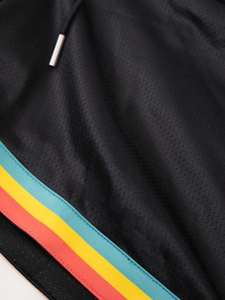 OEM personalizado sublimación Casual gimnasio desgaste hombres verano deporte poliéster corto Jogging Streetwear Regular Fit malla pantalones cortos - Product Image 5