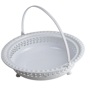 Modern Design Gold Basket with Shiny Plated Finish <b>Fruits</b> Serving & <b>Storage</b> Basket - Product Image 4