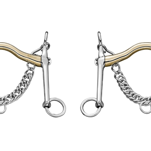 WEYMOUTH Low Port Offset Cuprum Horse Mouth Bits ecuestres de acero inoxidable de alta calidad - Product Image 6