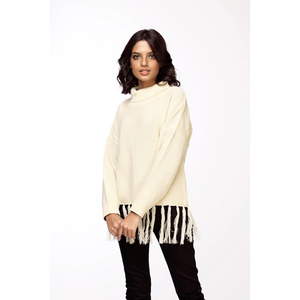 Pull rayé décontracté à manches longues pour femmes pour l'hiver et l'automne Ventes bon marché - Product Image 1