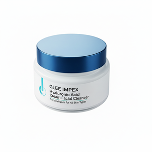 Crème hydratante anti-rides à l'acide hyaluronique et à l'huile de noix de coco Glee Impex Private Label, nettoyant visage, nettoyage en profondeur pour tous les types de peau - Product Image 3