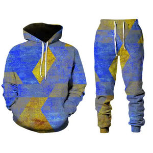 Vente en gros OEM sublimation pour hommes Survêtement vêtements de rue Survêtement design moderne anti-rétrécissement pour hommes avec couleur personnalisée - Product Image 4