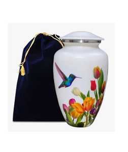 โกศใส่ศพโลหะทำจากทองเหลืองโกศสำหรับผู้ใหญ่วัสดุสำหรับงานศพออกแบบเฉพาะขนาด - Product Image 4