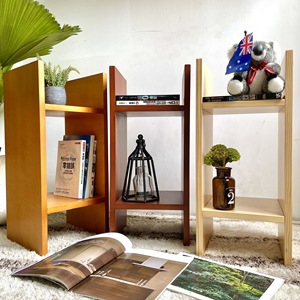 Modern Pine Wood <b>Bookcase</b> and <b>Bookshelf</b> for Home Bedroom Living Room School Hotel Customizable Furniture Design - Product Image 1