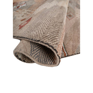 Alfombras Anudadas a Mano de Lana y Seda de Bambú con Patrón Geométrico Manchaha, Rosa y Morado para Uso Doméstico-Les-2766 - Product Image 2