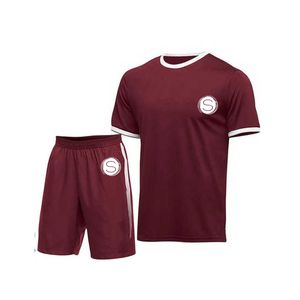 Casual transpirable diseño único mejor venta 2 piezas pantalones cortos y camisetas conjunto - Product Image 1