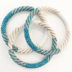Pulseras de mujer con cuentas de cristal hechas a mano personalizadas de calidad superior, brazaletes de perlas de moda de nuevo diseño, joyería de moda más vendida - Product Image 5