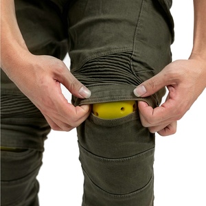 Jean de moto D-Ride durable, taille 42, avec protections amovibles, poches cargo, séchage rapide, respirant, toutes saisons, personnalisable pour - Product Image 4