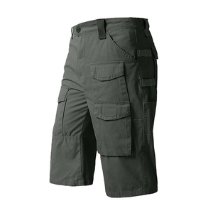 Short de jogging d'été pour hommes à la mode 100% coton motif solide personnalisé Gym et vêtements de jogging décontractés - Product Image 5