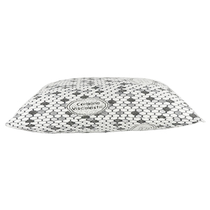 Tekno Confort Fibercop Pack 2 70cm Eco-Friendly Washable Medium Firmness <b>Visco</b> Flakes Silicone Hollow Fiber Premium Pillows - Product Image 3