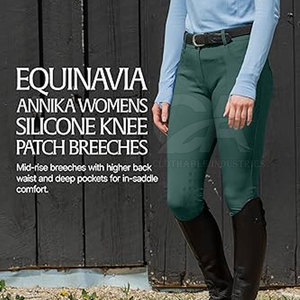 Pantalones de equitación para mujer con agarre en la rodilla, antideslizantes, deportivos, pantalones de equitación completos, pantalones deportivos Jodhpur y Breeches personalizados - Product Image 4