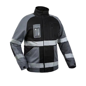 Overol de Trabajo de Seguridad de Algodón de Talla Grande al por Mayor, Resistente al Viento, para Clima Frío Extremo, Forrado Térmicamente, de Alta Calidad, para Control de Tráfico, Alta Visibilidad - Product Image 4
