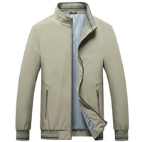 Blouson Bomber Homme Léger en Velours Côtelé Style Baseball, Col Montant Uni, Style Urbain, Personnalisable, Vêtement d'extérieur Polyvalent