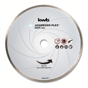 Disco de Diamante Continuo DIAMANT 725240 para Amoladora KWB (125 mm) para Amoladora Angular - Product Image 3