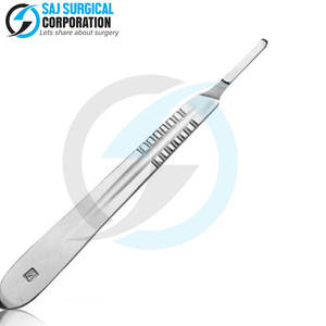 Venta en línea Mango de bisturí de acero inoxidable Mango de bisturí hecho profesional Mango de bisturí en stock - Product Image 1