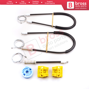 Juego de reparación de regulador de ventanilla eléctrica BWR819 puerta delantera izquierda o derecha para Ibiza MK3 6L1 Cordoba MK2 6L2 2002-2008 4/5-puerta 6L4837461 - Product Image 3