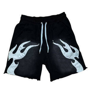 Pantalones Cortos Deportivos para Hombre, Nuevos, de Verano, con Logotipo Bordado Personalizado, de Alta Calidad, Estilo Vintage, 100% Algodón, Transpirables - Product Image 1