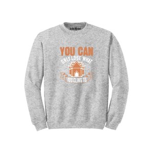 Sweat-shirt en mélange de coton avec des thèmes de bouddha imprimés Style décontracté 12 options de couleur 260-280 Placement de conception personnalisable GSM lourd - Product Image 2