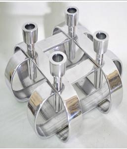 Candelabro de diseño de cristal para decoración del hogar, soporte de vela brillante para interior y exterior, votivo - Product Image 5