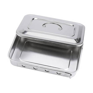 ถาดเครื่องมือทางการแพทย์ทำจากสแตนเลสถาดเครื่องมือผ่าตัดแบบแมนนวล - Product Image 1