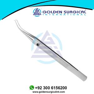 Juego al por mayor de fórceps corneales Perl oftálmicos quirúrgicos Instrumento de acero inoxidable de 0,08mm para cirugía ocular izquierda - Product Image 3